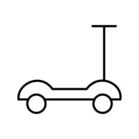 icono de vector de scooter