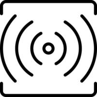 line icon for stream vector