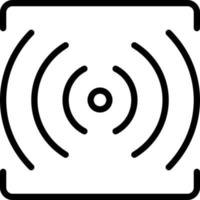 line icon for stream vector