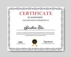 Professional Certificate template,college,diploma certificate template vector