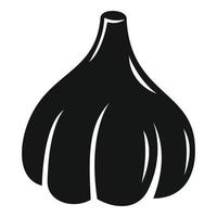 Vegetable garlic icon, simple style vector