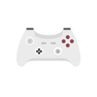 icono de gamepad inalámbrico, estilo plano vector