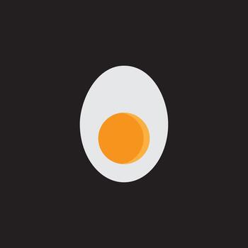 egg icon vector