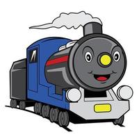 viejo tren ilustración vector