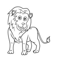 Leo Zodiac Black and White vector