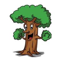 Tree Cartoon Illustration vector