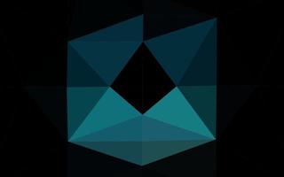 Light BLUE vector abstract polygonal layout.