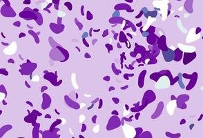 Light purple vector background with abstract forms.