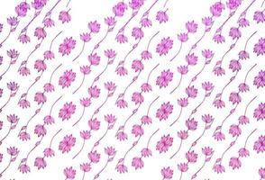 Light Purple vector doodle pattern.