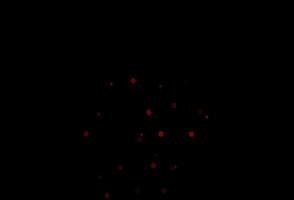 Dark Red vector background with triangles, circles, cubes.