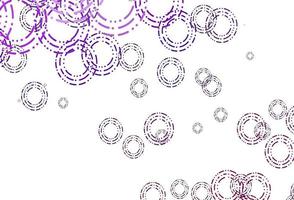 Light Purple vector backdrop with dots.