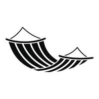 Hammock icon, simple style vector