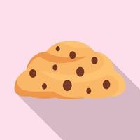 Confectionery cream icon, flat style vector