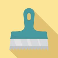 Glue spatula icon, flat style vector