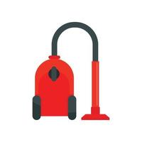 Vacuum cleaner icon, flat style vector