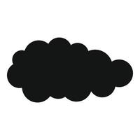 Summer cloud icon, simple style. vector