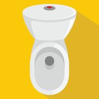 Wc icon, flat style vector