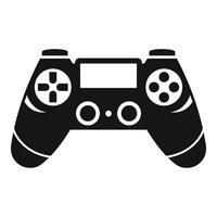 Entertainment gamepad icon, simple style vector