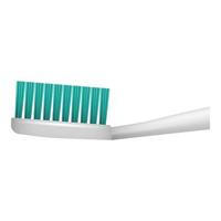 icono de cepillo de dientes, estilo realista vector