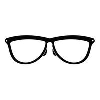 Stylish eyeglasses icon, simple style. vector