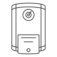 Boiler icon, outline style vector