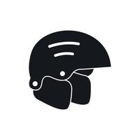 icono de cascos de snowboard, estilo simple vector