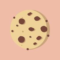 Isolated cookie vector illustration. Logo of pastry dessert snack
