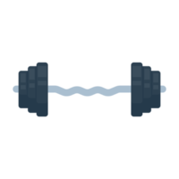 Fitness dumbbells made of steel with weights for lifting exercises to build muscle. png