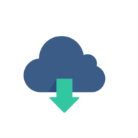 Cloud Computing. Sharing files through the cloud. Connecting to an online data server png
