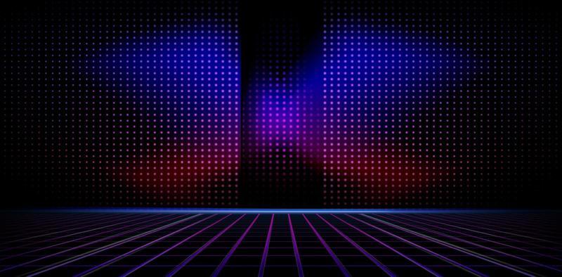 vector illustration of rectangle dots blue and pink launching events background with space text for ecommerce sign retail shopping, advertisement business agency, ads campaign marketing, landing pages