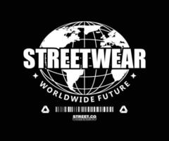 diseño estético de camisetas de ropa de calle, gráfico vectorial, afiche tipográfico o camisetas ropa de calle y estilo urbano vector
