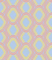 Abstract colorful geometric pattern. Colorful pastel abstract geometric shape overlapping seamless pattern background. Use for fabric, interior decoration elements, upholstery, wrapping. vector