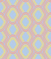 Abstract colorful geometric pattern. Colorful pastel abstract geometric shape overlapping seamless pattern background. Use for fabric, interior decoration elements, upholstery, wrapping. vector