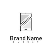 Mobile phone logo design symbol technology vector