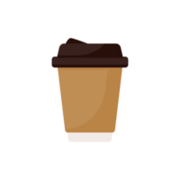 simple vector de taza de café para el menú de bebidas calientes en la cafetería png