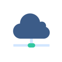 Cloud Computing. Sharing files through the cloud. Connecting to an online data server png