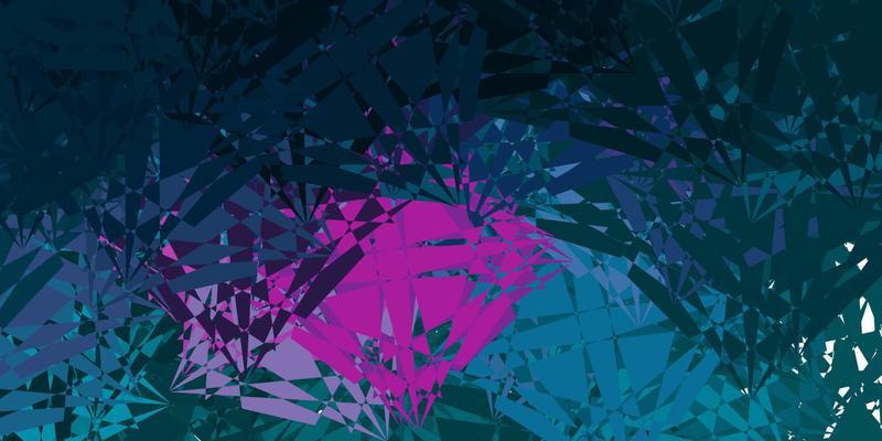Light Blue, Red vector texture with random triangles.