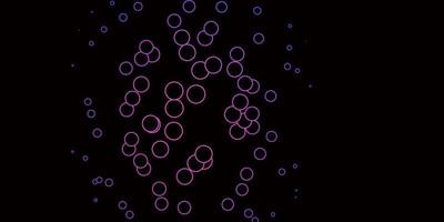 Dark Pink, Blue vector texture with circles.