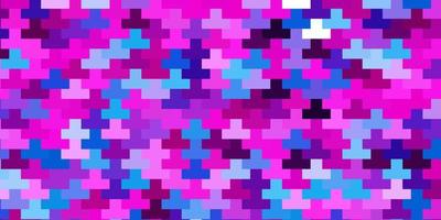 Light Pink, Blue vector pattern in square style.