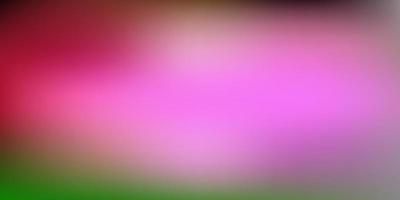 Light pink, green vector gradient blur template.