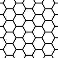 Honeycomb seamless pattern. Abstract geometric honeycomb seamless pattern. Hexagon pattern. Vector illustration