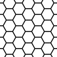 Honeycomb seamless pattern. Abstract geometric honeycomb seamless pattern. Hexagon pattern. Vector illustration