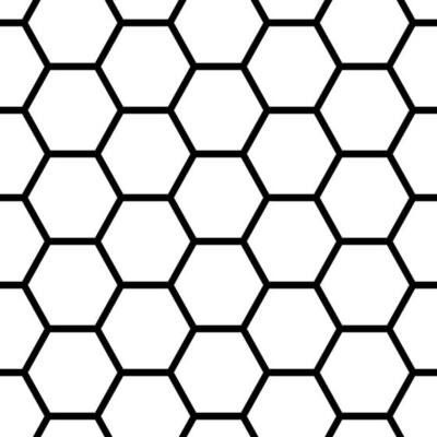 Honeycomb seamless pattern. Abstract geometric honeycomb seamless pattern. Hexagon pattern. Vector illustration