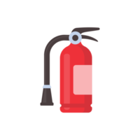 extintor de incendios rojo para suprimir incendios en edificios png