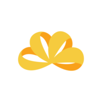 Ribbons tied together in a bow are used to decorate gift boxes given to each other in the New Year. png