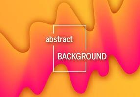 Background with abstract wave liquid shape vector