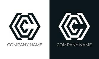 Initial letter c logo vector design template. Creative modern trendy c typography and black colors.