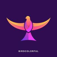 modern bird logo design for free download vector