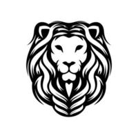 diseño de ilustración de cabeza de león vector