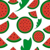 watermelon pattern design vector